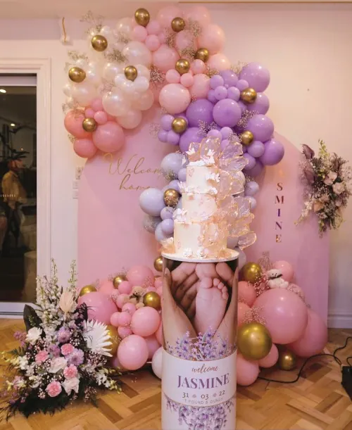 Pink Balloon Backdrop