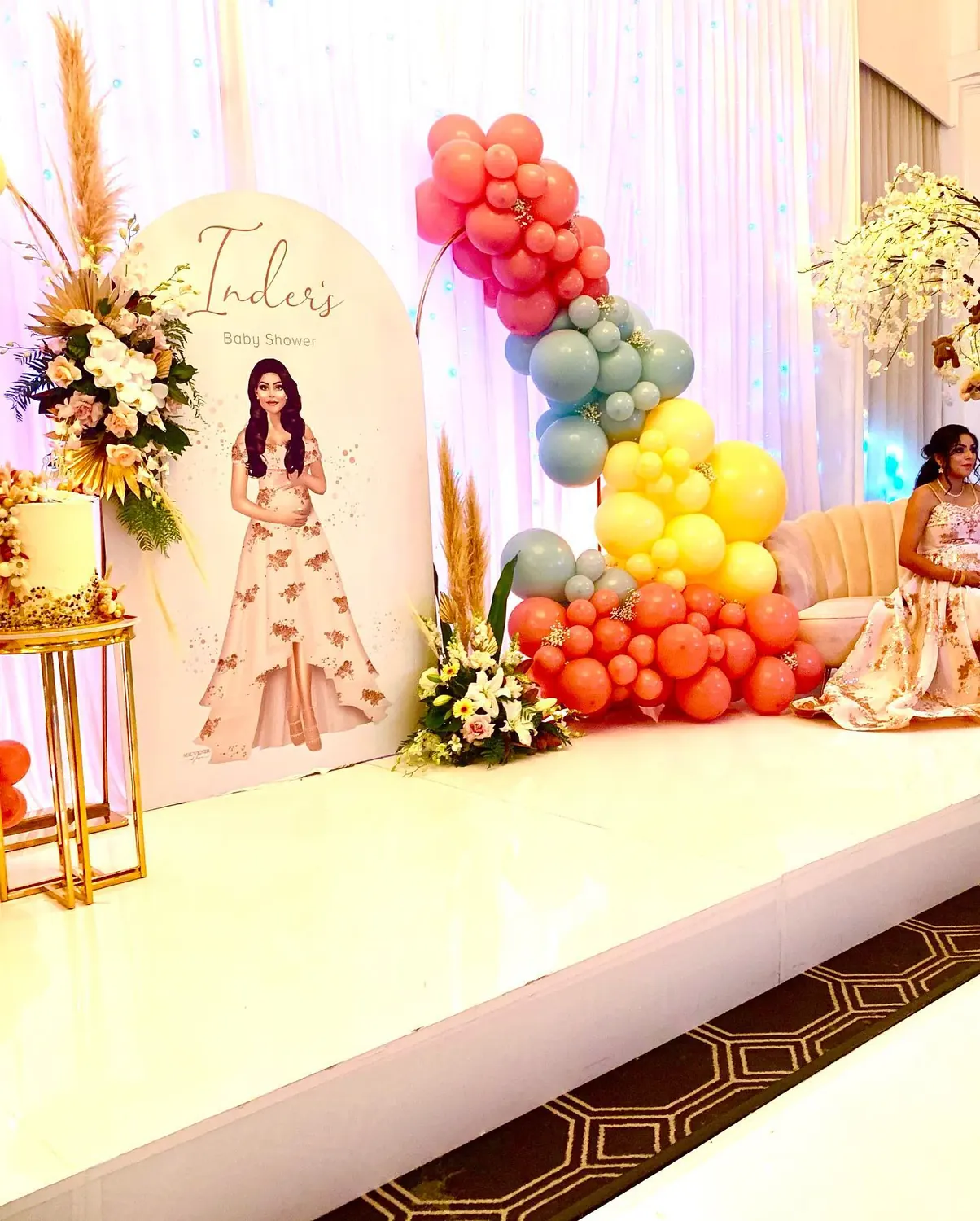 Baby Shower Stage for Elegance baby shower