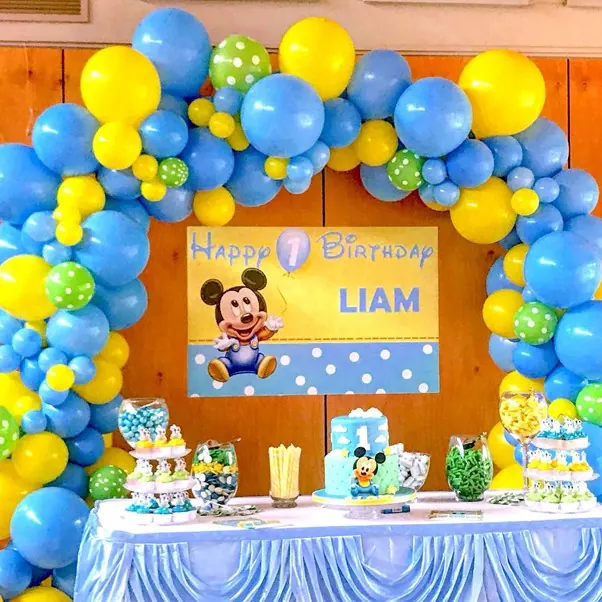 Mickey Mouse Theme for Baby mickey balloons