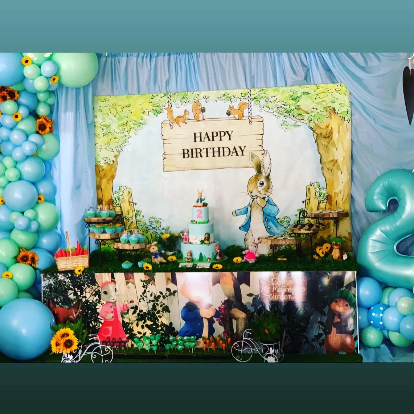 Peter Rabbit Backdrop for Peter Rabbit theme