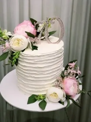 Ladies' Birthday Cake for Peony roses cake
