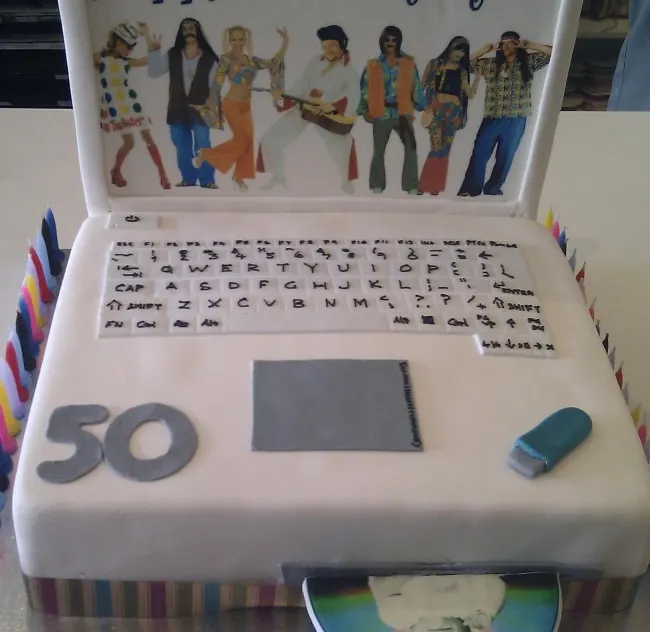 Laptop cake for Laptop cake
