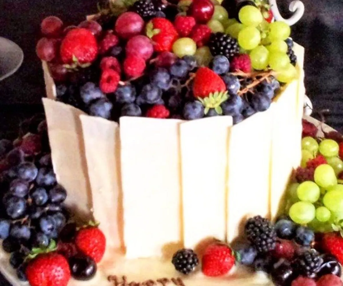 Chocolate panel cake