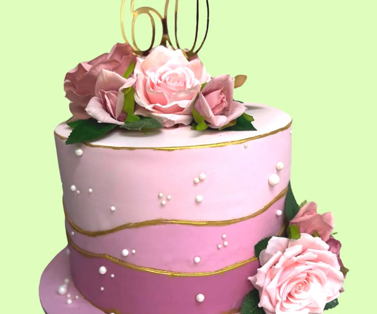 60th birthday cake