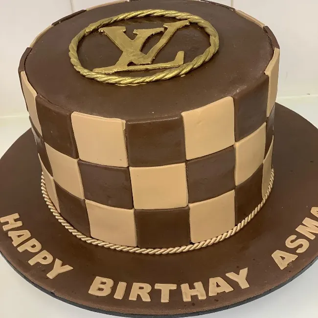Louis Viton Themed Cake for Louis Viton themed cake