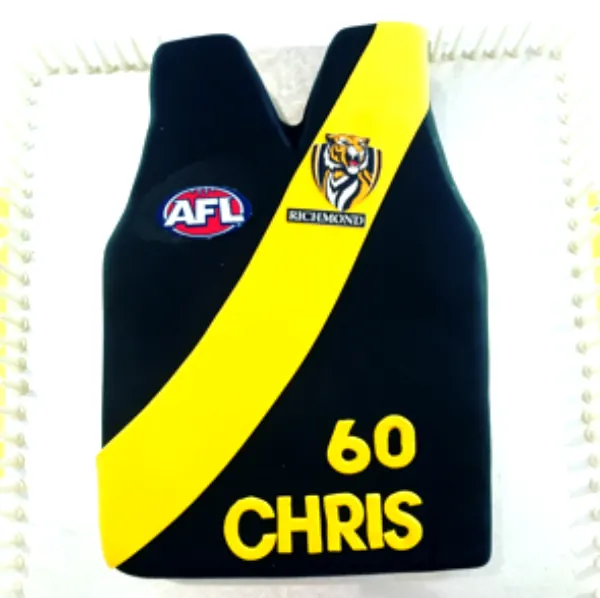 Richmond Football Themed Cake for Richmond Jersey cake