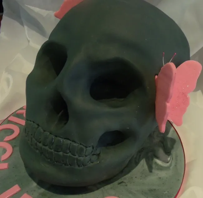 Skull Themed Cake for Skull cake