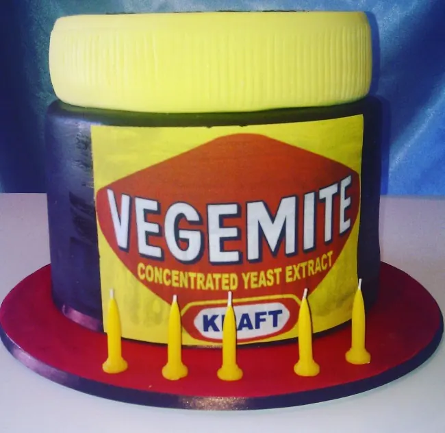 Vegemite Themed Cake for Vegemite design cake