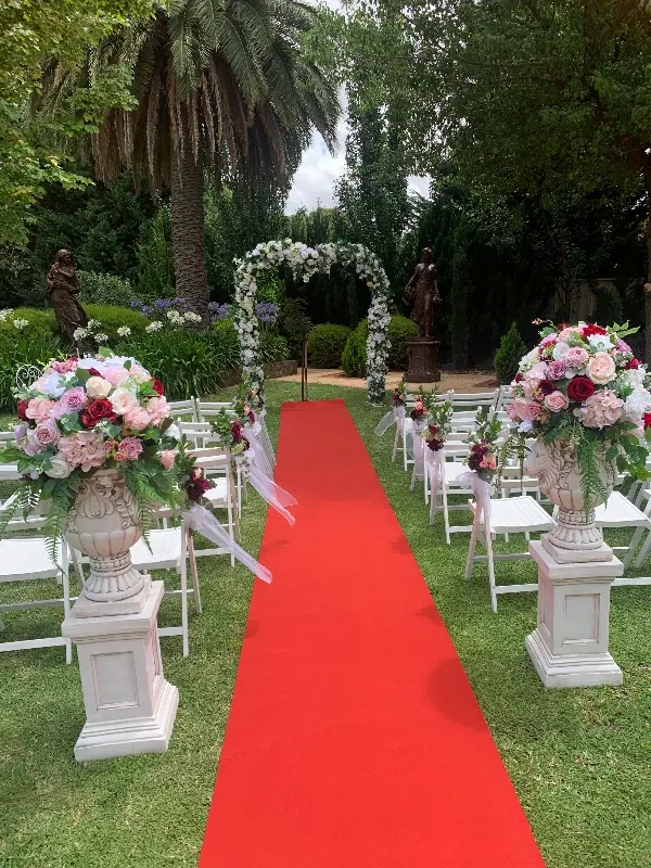 Garden Ceremony Arch for heart shaped floral arch