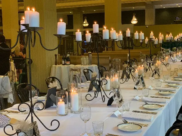 Wrought Iron Candelabra for Traditional Black Candelabras