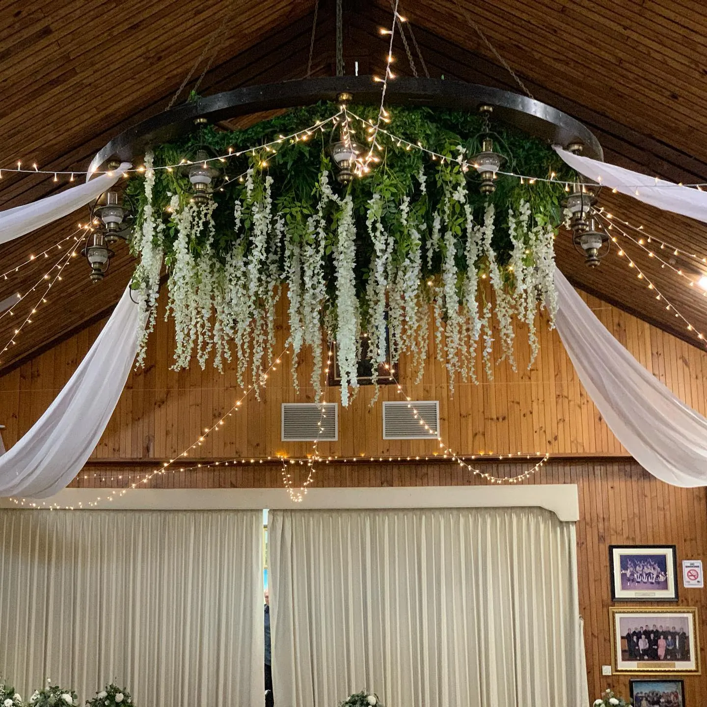 Flowers and Lights on Ceiling for Flowers and Lights on Ceiling