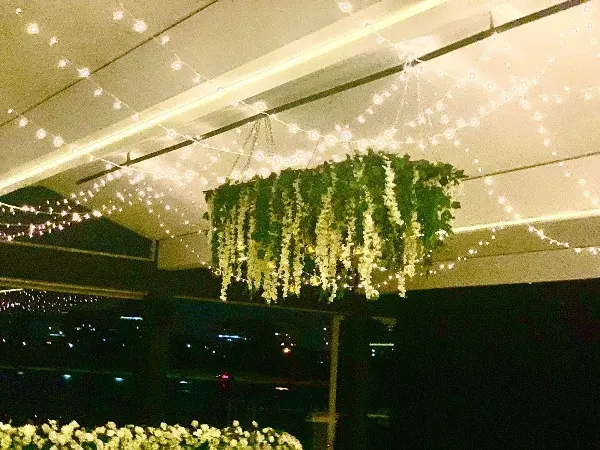 Floral Ceiling Decor for Floral installation