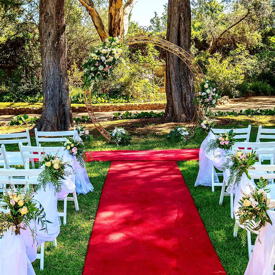 Circle Of Love Ceremony for Circle wedding arch