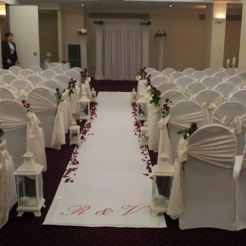 Monogrammed Wedding Aisle for Personalised aisle