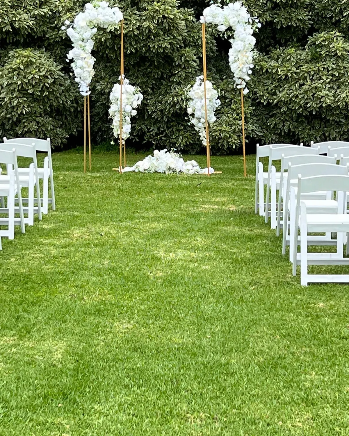 Ceremony Backdrop for Flower stands