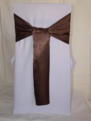 Chocolate satin sash for Chocolate satin sash