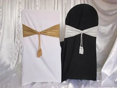 Gold and silver lycra band with tassel for Gold and silver lycra band with tassel