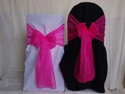 Hot pink organza sash for Hot pink organza sash
