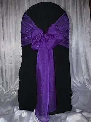 purple organza sash for purple organza sash