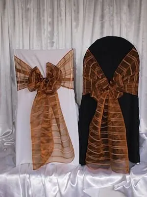 Rust organza sash for Rust organza sash