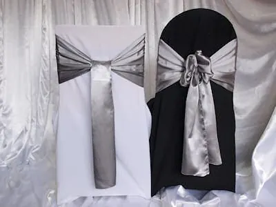 Silver satin sash for Silver satin sash