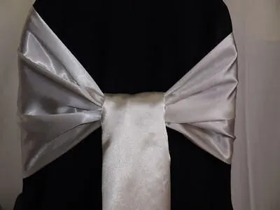 Silver satin sash for Silver satin sash