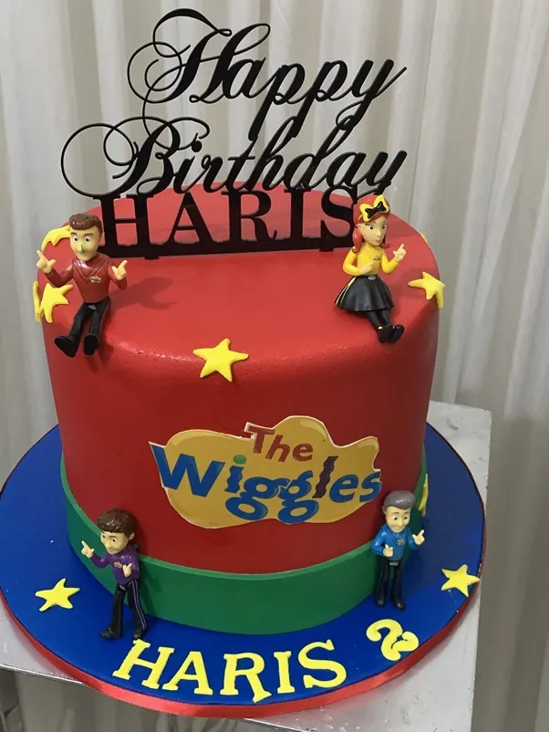 2nd Birthday Cake for Wiggles themed cake