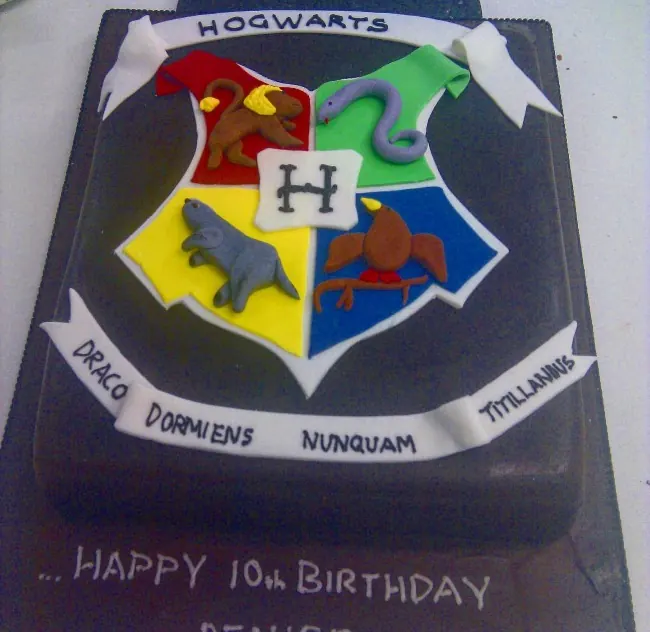 Harry Potter Theme Cake for Hogwarts cake