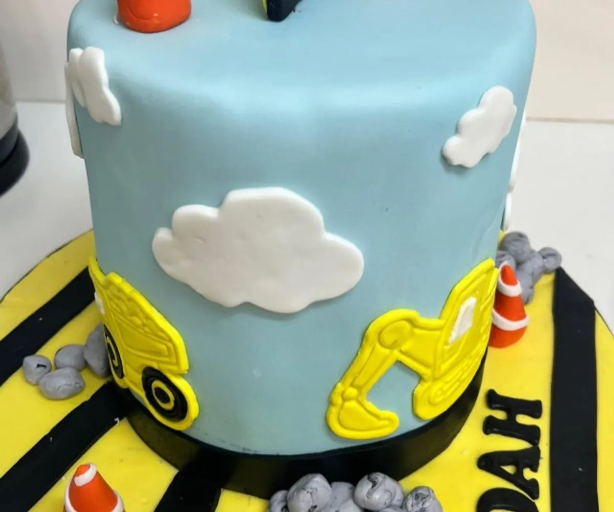 building cake