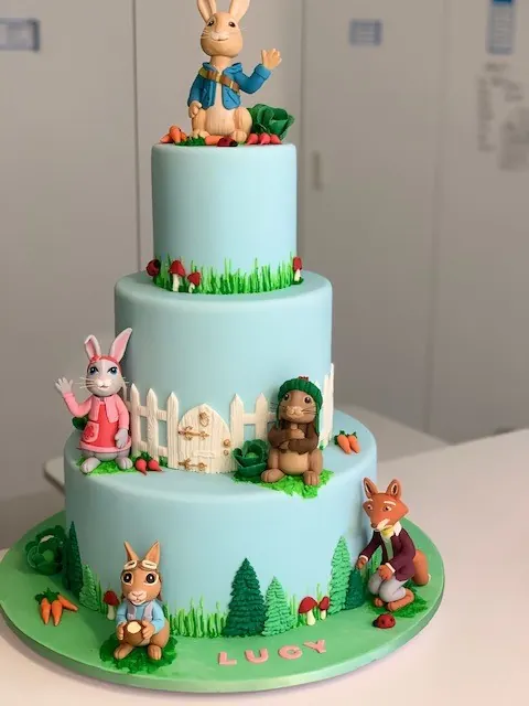Peter Rabbit And Friends Cake for Peter Rabbit cake