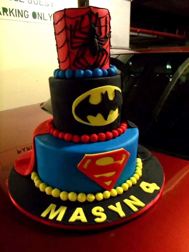 Superman Cake for Super Heroes Cake