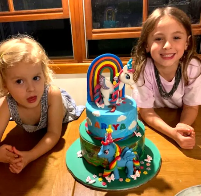 Unicorn And Rainbows Cake for Unicorn Cake