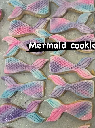 Mermaid Cookies for Personalised cookies
