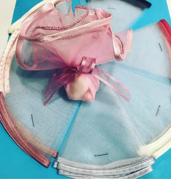 Tele Circles for Bonbonniere tulle