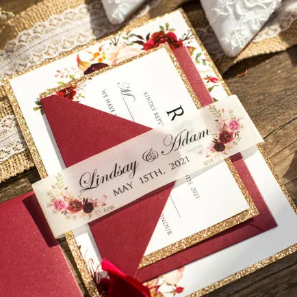 Flat Invitation Card Design 02