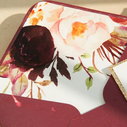 Flat Invitation Card Design 05