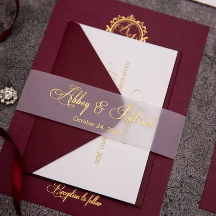 Flat Invitation Card Design 08