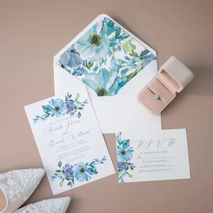 Flat Invitation Card Design 16