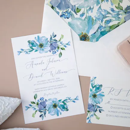Flat Invitation Card Design 17