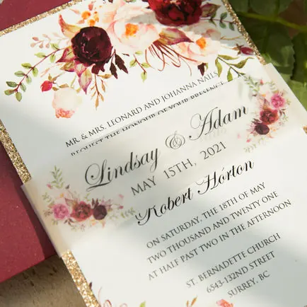 Flat Invitation Card Design 25