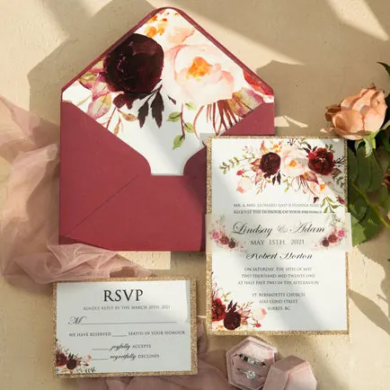Flat Invitation Card Design 26