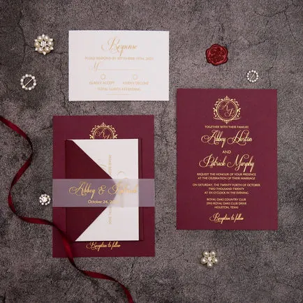 Flat Invitation Card Design 29