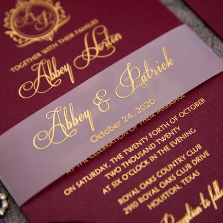 Flat Invitation Card Design 31