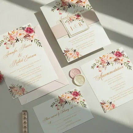 Flat Invitation Card Design 32