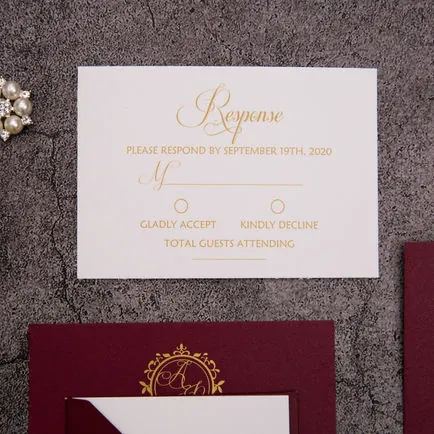 Flat Invitation Card Design 33