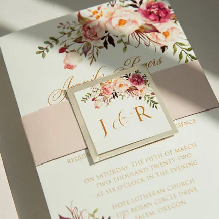 Flat Invitation Card Design 35