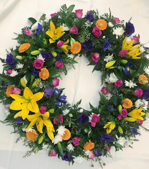 circle of colour wreath for circle of colour wreath