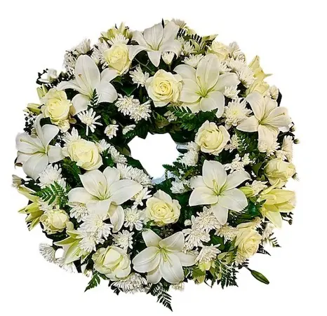 Elegant White wreath for Elegant White wreath