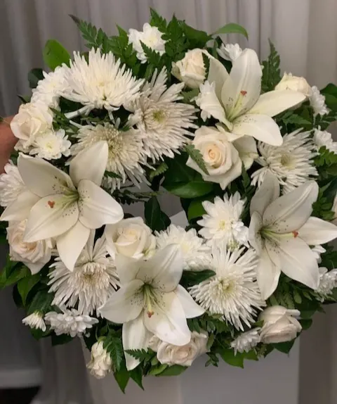 just white wreath for just white wreath