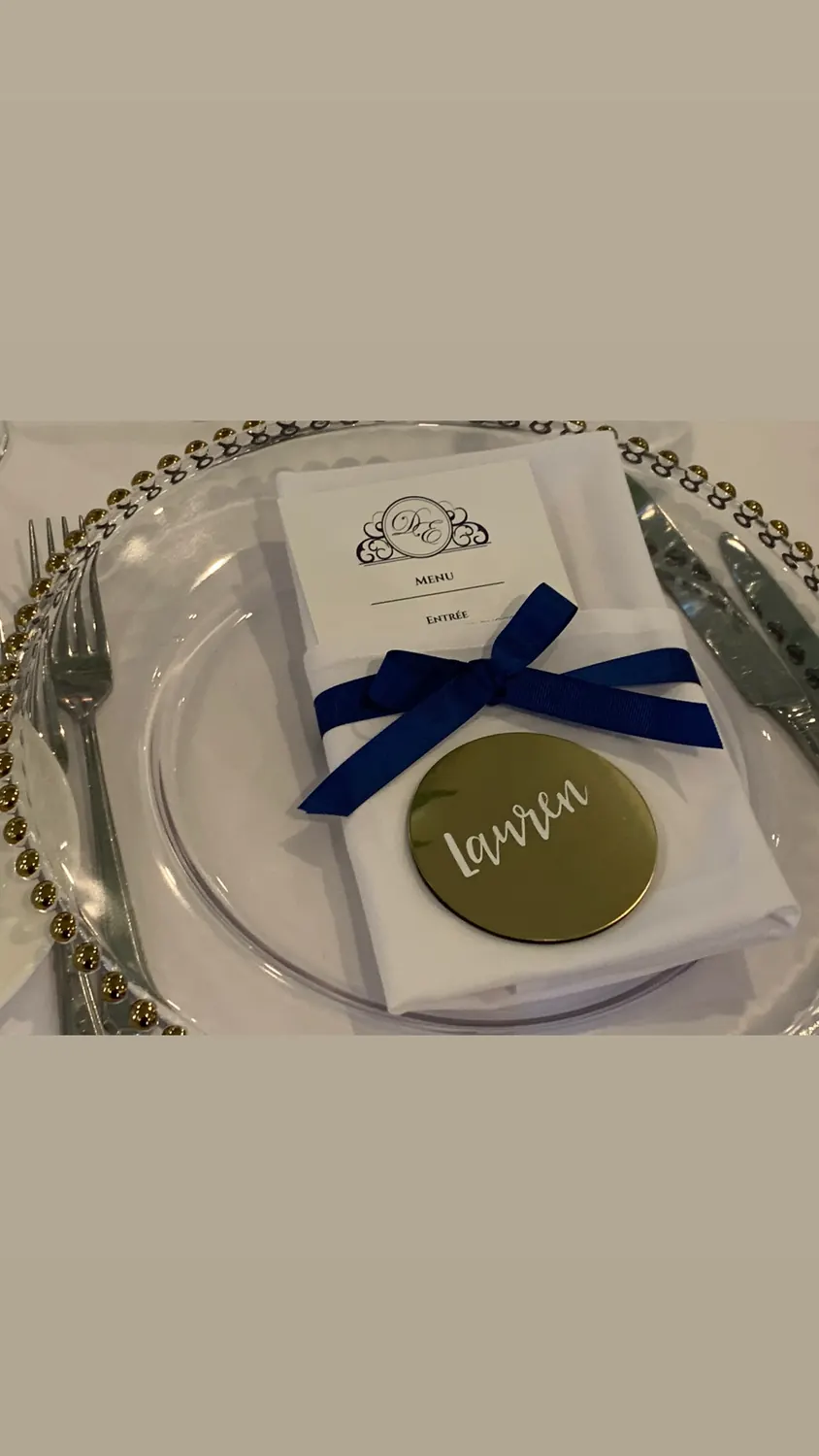Gold Edge Charger Plates for gold bead glass charger plates